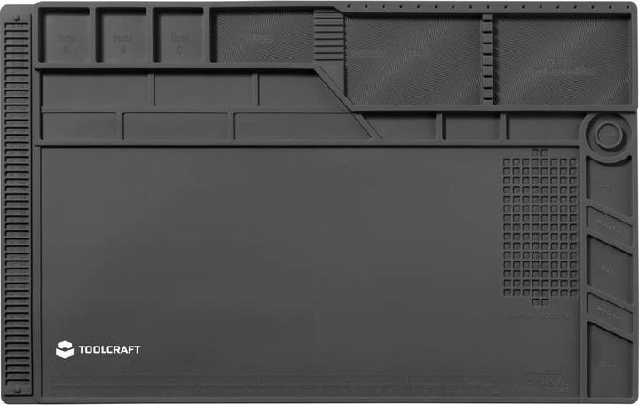 Actual product image Toolcraft Heatproof table pad, soldering pad, silicone pad (Storage)