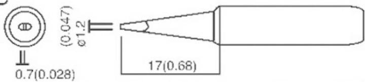 Image du produit Toolcraft Pointe à souder (Panne de soudure)