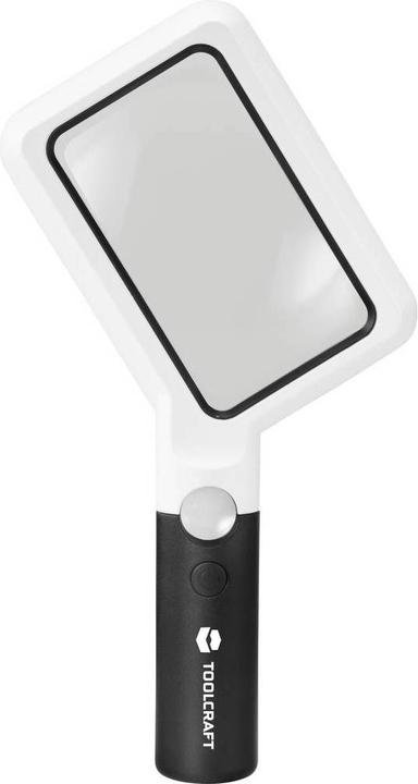 Produktbild Toolcraft Quadratische LED-Handlupe