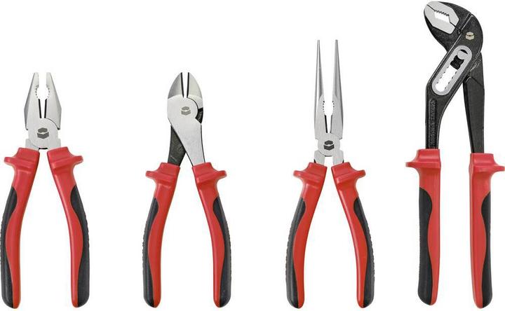 Immagine prodotto Toolcraft Set di pinze professionali da officina 4 pezzi. (282 mm)