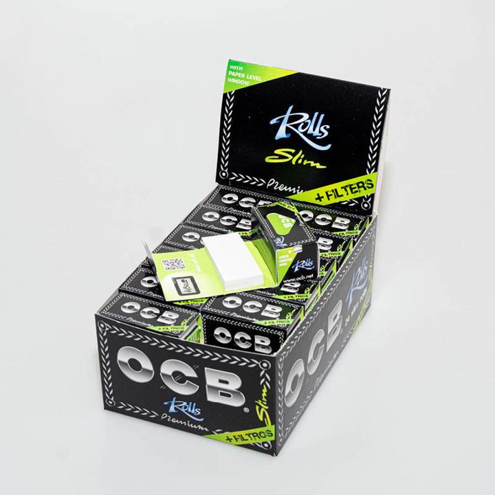 Immagine prodotto OCB rotoli neri Slim con scatola filtro