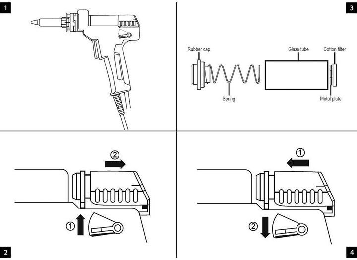 Produktbild Toolcraft Reparaturset für Entlötpistole 1620656 (Vorfilter)