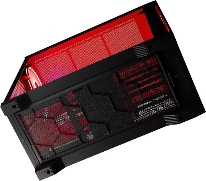 Actual product image Modecom Volcano Expanse S Apex ARGB czarna (mATX, Mini-ITX)