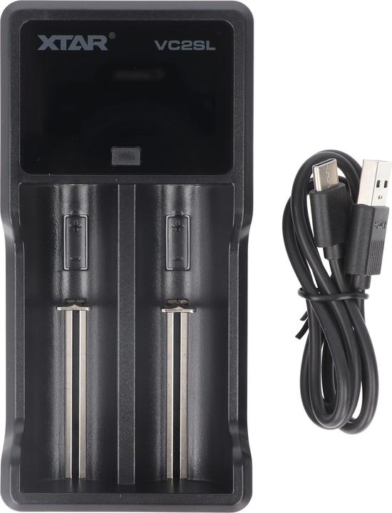 Actual product image Xtar VC2SL Quick Charger for Li-ion and NiMH (Battery + charger)