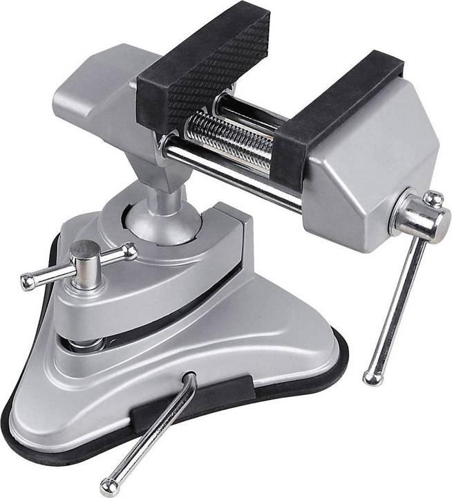 Produktbild Basetech Feinmechaniker Schraubstock mit Vakkuum Standfuss (70 mm)