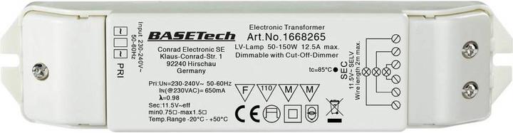 Produktbild Basetech Elektronischer Transformator