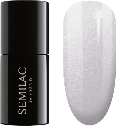 Semilac UV Nagellack Hybrid 237 White Pearl 7ml Wedding Pearls Kollektion (White Pearl, UV-Gel Lack)