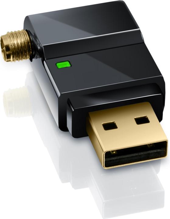 Produktbild CSL WLAN USB Adapter 300 Mbit/s WiFi Stick mit Antenne 802.11n/b/g, SMA, hohe Reichweite, Windows 11 (USB 2.0)
