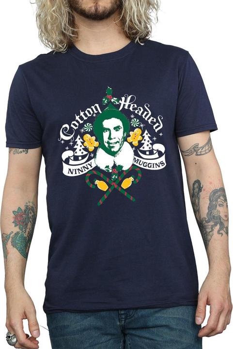 Immagine prodotto Elf Cotton Headed Ninny Muggins Maglietta Uomo (L)