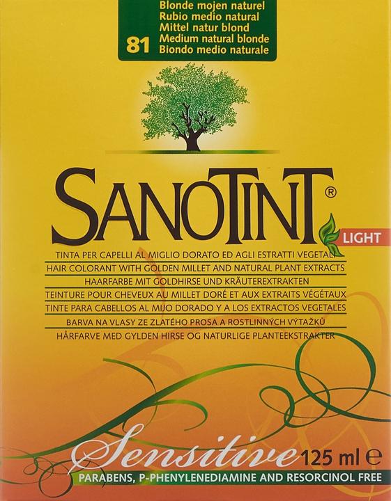 Immagine prodotto Sanotint Sensitive Light Haarfarbe 81 mittel naturblond (81)