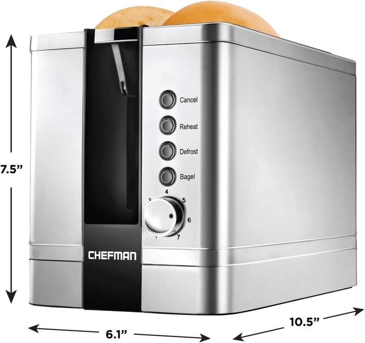 Produktbild Chefman Edelstahl Toaster
