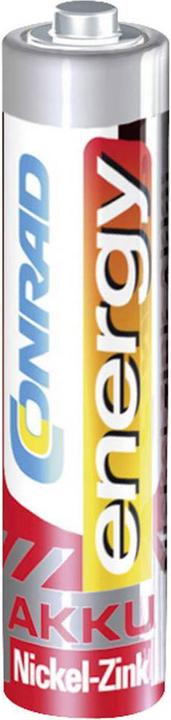 Produktbild Conrad energy Micro NiZn-Akku 900 mWh, 4er-Set (1.60 V, 550 mAh)