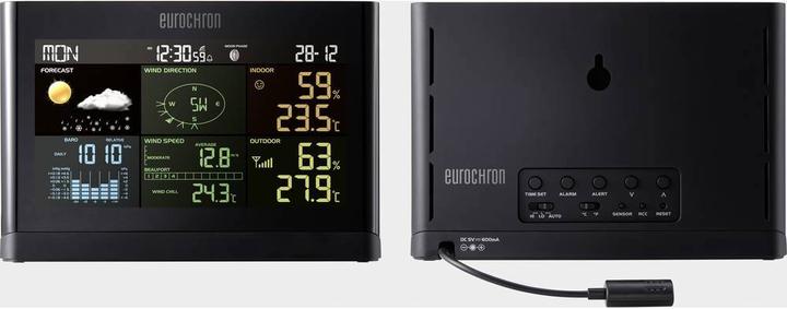 Actual product image Eurochron Radio weather station with sensor