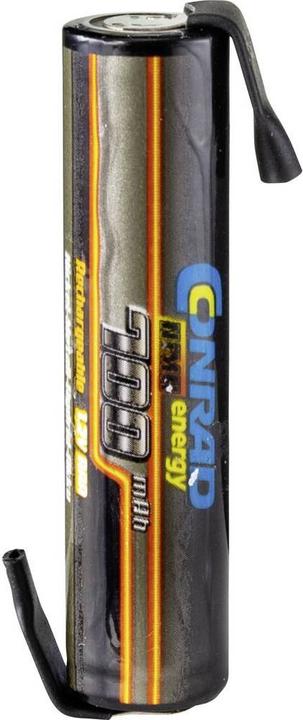 Image du produit Conrad energy Cellule unique d'accumulateur de modélisme (1.20 V, 700 mAh)