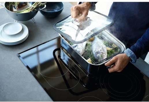 Actual product image WMF Aroma Vitalis + asparagus tongs (Casserole + Stewpot, Stainless steel)