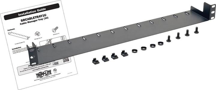 Actual product image Eaton SmartRack 1U Horizontal Cable Management Tray