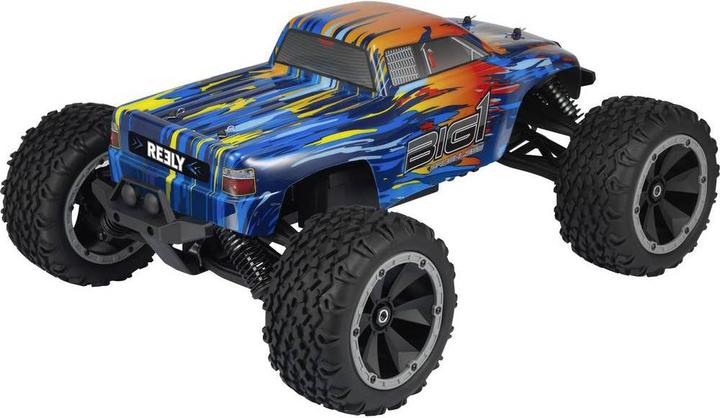 Actual product image Reely 18 Electric Monster Truck BIG1 4WD RtR Super Combo (RTR Ready-to-Run)