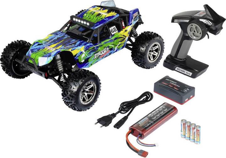 Actual product image Reely 110 Electric buggy Stagger BL RTR Super Combo (RTR Ready-to-Run)