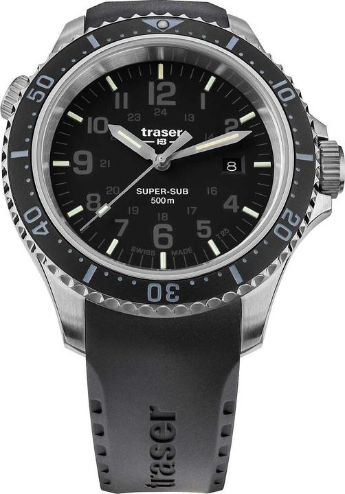 Immagine prodotto Traser RESISTENZA IDRAULICA 2,5" 6511 (Orologio sub, 46 mm)