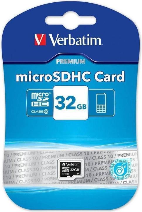 Actual product image Verbatim Micro SDHC Card (32 GB, microSDHC, U1, UHS-I)