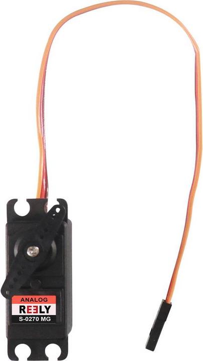 Immagine prodotto Reely Micro servo Servo analogico Materiale ingranaggi: metallo Sistema di connessione: JR