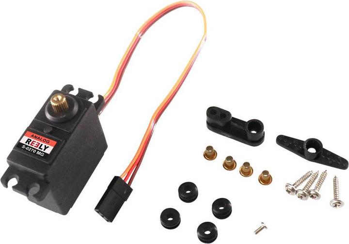 Immagine prodotto Reely Micro servo Servo analogico Materiale ingranaggi: metallo Sistema di connessione: JR