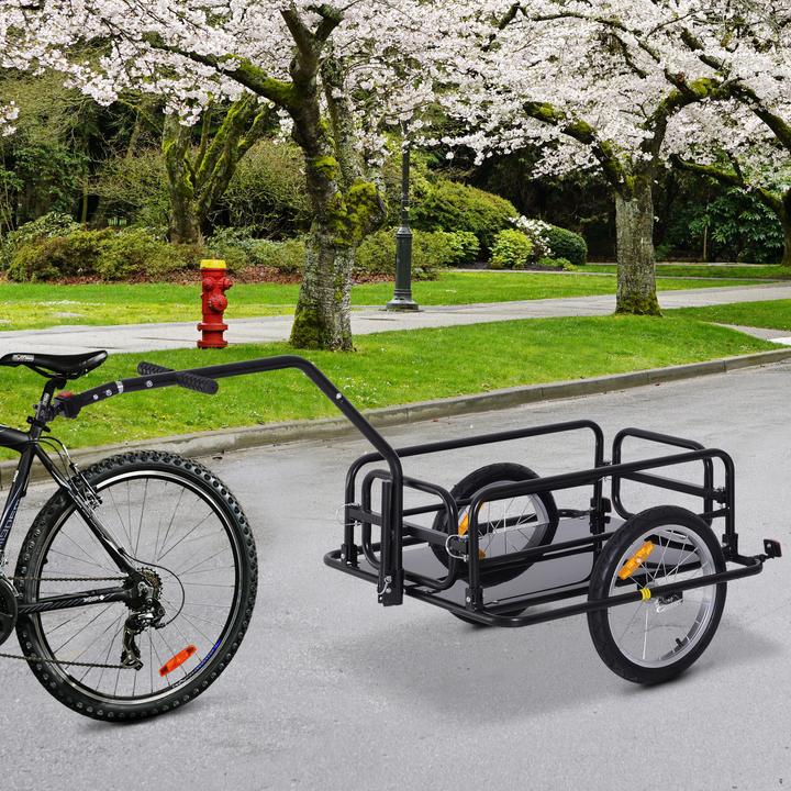 Actual product image Homcom Fahrradanhänger feste Bodenplatte