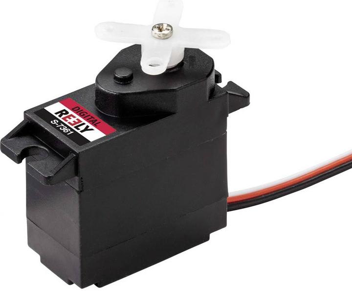 Immagine prodotto Reely Micro servo Servo digitale Materiale del riduttore: Plastica Sistema di connessione: JR (S