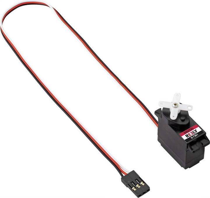 Immagine prodotto Reely Micro servo Servo digitale Materiale del riduttore: Plastica Sistema di connessione: JR (S