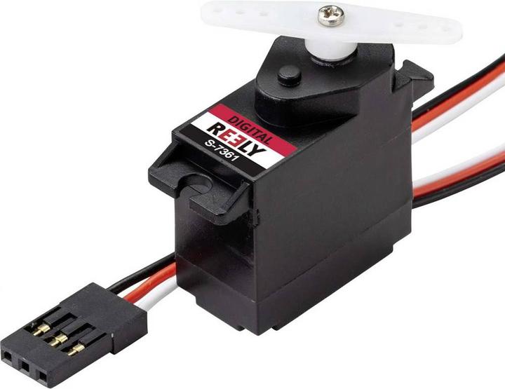 Immagine prodotto Reely Micro servo Servo digitale Materiale del riduttore: Plastica Sistema di connessione: JR (S