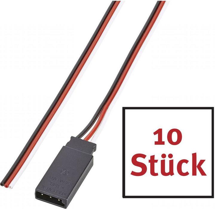 Image du produit Reely Câble de connecteur de servo 10 pcs 0.14 mm².