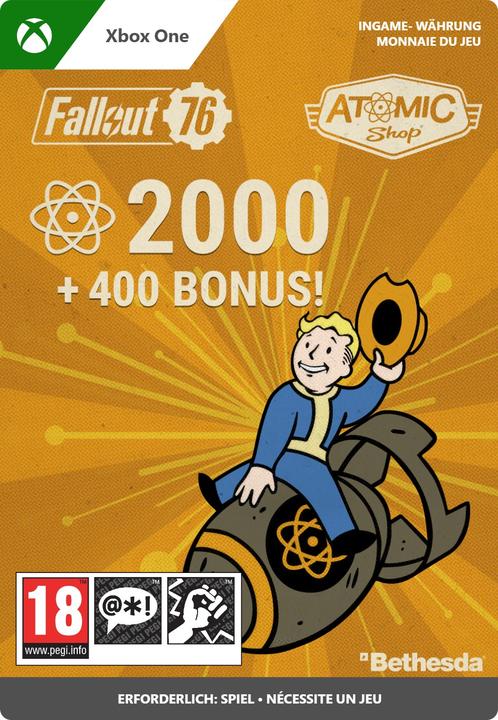 Actual product image Microsoft Fallout 76 - 2000 (+400 Bonus) Atoms (1500 CHF)