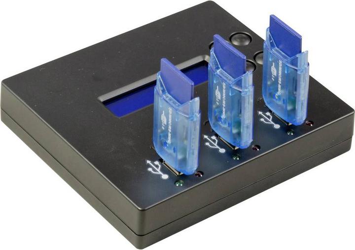 Actual product image Renkforce USB stick cloner 1 to 2 port