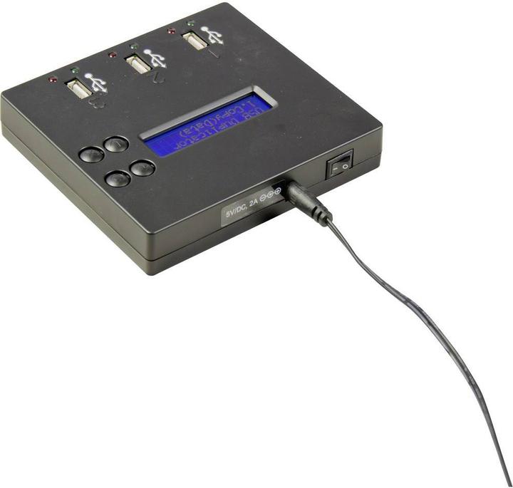 Actual product image Renkforce USB stick cloner 1 to 2 port