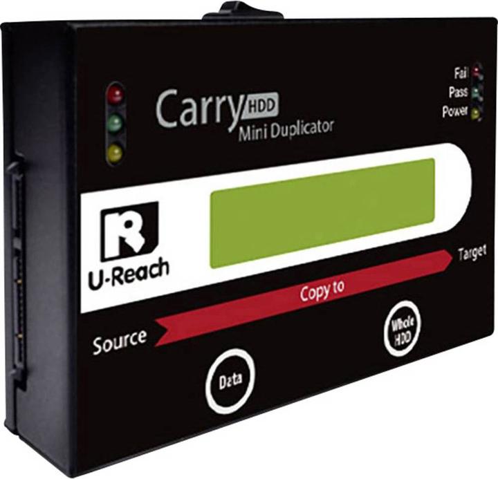 Actual product image Renkforce Portable HDD hard disk duplicator 1 to 1