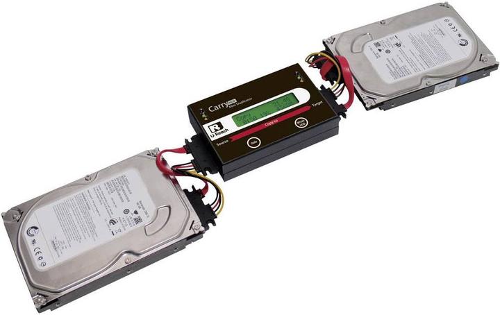 Actual product image Renkforce Portable HDD hard disk duplicator 1 to 1