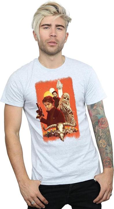Immagine prodotto Star Wars Solo Trio Paint Maglietta Uomo (L)