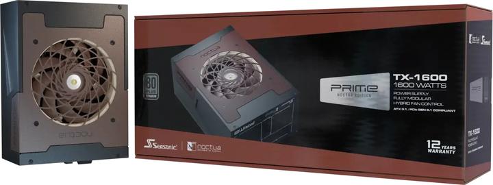 Image du produit Noctua PRIME TX-1600 Edition (schwarz, 2x 12VHPWR, 6x PCIe, Kabel-Management, 1600 Watt) (1600 W)