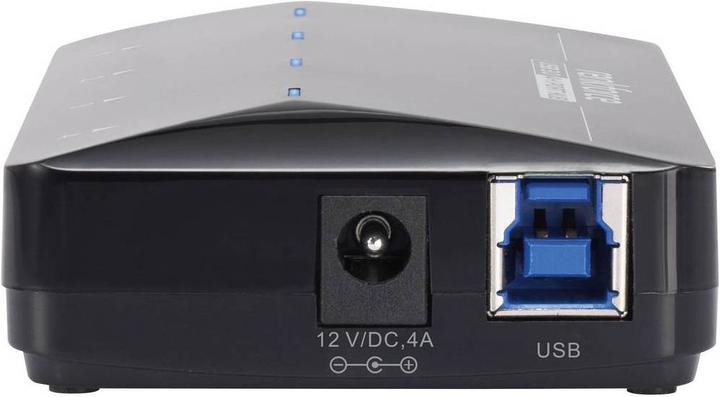 Productafbeelding Renkforce 4+1 Poort USB 3.0 Hub met Sneeuw (USB-B, 5 Havens)