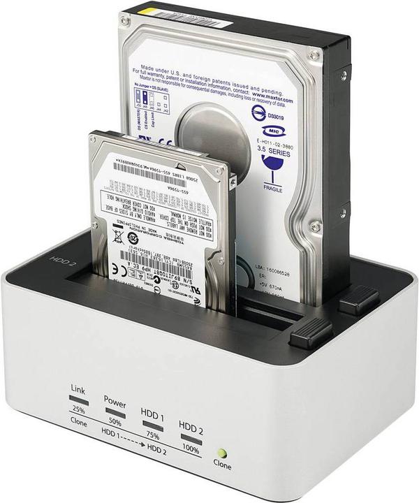 Produktbild Renkforce USB 3 SATA Festplatten-Dockingstation mit Clone-Funktion