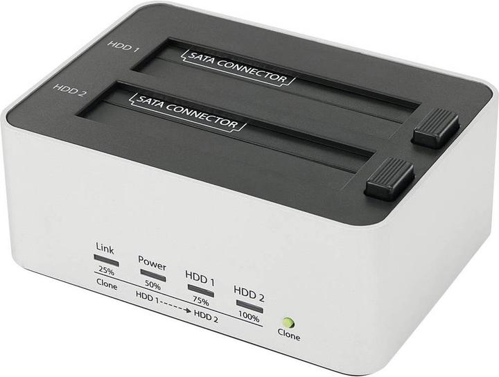 Produktbild Renkforce USB 3 SATA Festplatten-Dockingstation mit Clone-Funktion
