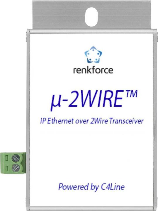Actual product image Renkforce IP Ethernet via 2-wire with PoE (Network Accessories)