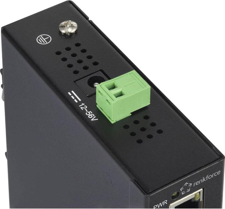 Produktbild Renkforce 8 Port Fast Ethernet Switch für Hutschiene (8 Ports)