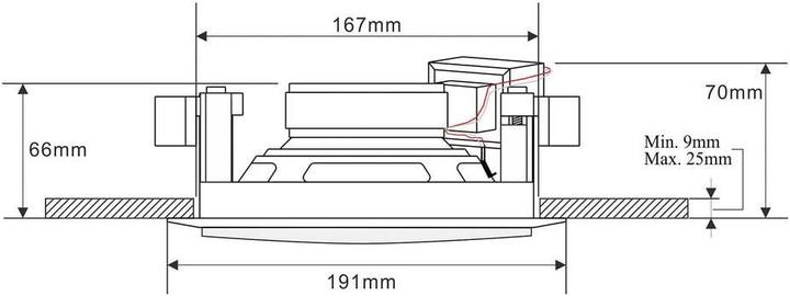 Immagine prodotto Renkforce Diffusore da 130 mm ELA da incasso a soffitto (1 pz.)