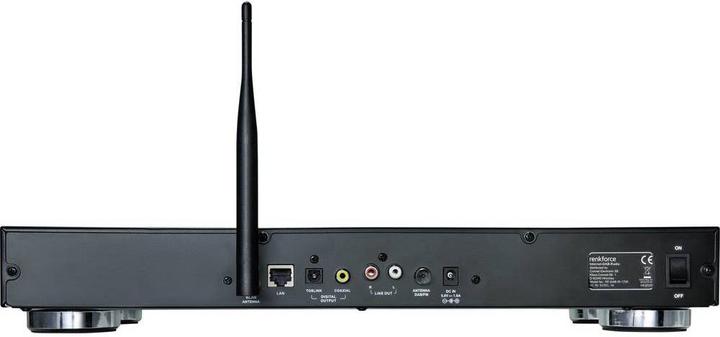 Produktbild Renkforce RF-DAB-IR 1700 HiFi Tuner DAB+, UKW, Internetradio, Bluetooth, WLAN DLNA-fähig (DAB+, FM, Bluetooth, WLAN)