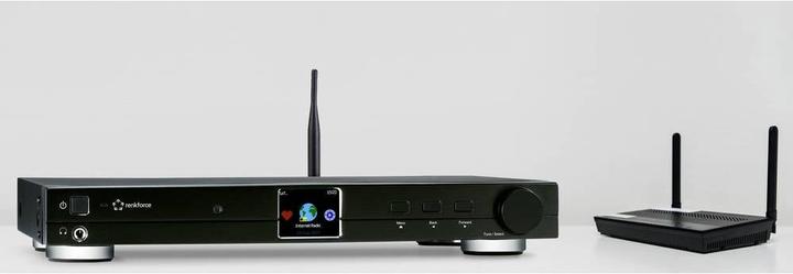 Produktbild Renkforce RF-DAB-IR 1700 HiFi Tuner DAB+, UKW, Internetradio, Bluetooth, WLAN DLNA-fähig (DAB+, FM, Bluetooth, WLAN)