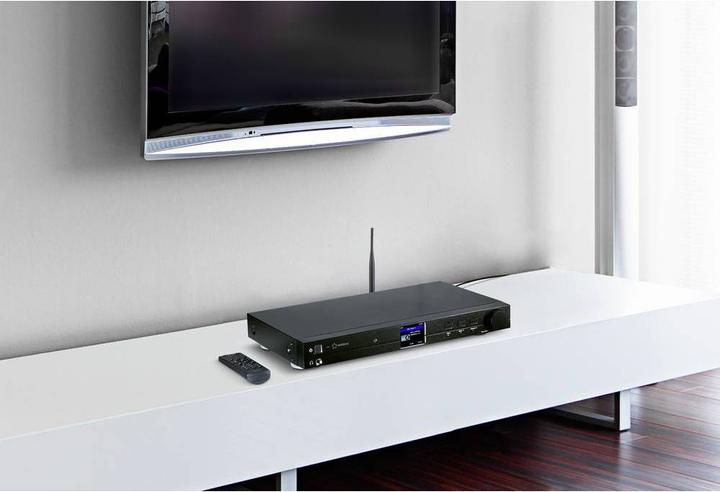 Produktbild Renkforce RF-DAB-IR 1700 HiFi Tuner DAB+, UKW, Internetradio, Bluetooth, WLAN DLNA-fähig (DAB+, FM, Bluetooth, WLAN)
