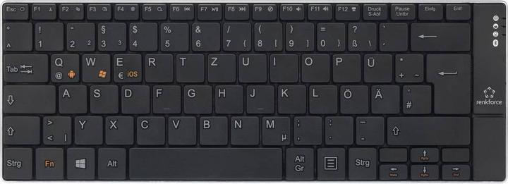 Immagine prodotto Renkforce Bluetooth-Tastatur Slim (DE, Senza fili)