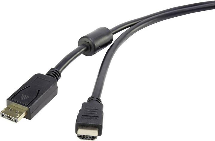 Renkforce DisplayPort auf HDMI Anschlusskabel 1 m (1 m, DisplayPort)