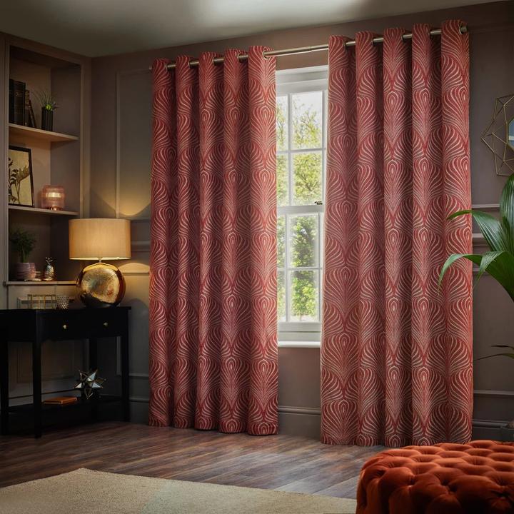 Actual product image Gatsby Jacquard Eyelet Curtains (229 x 229 cm)